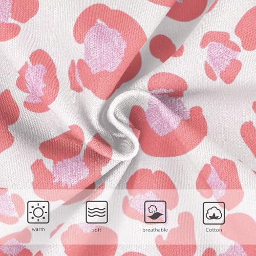 Pattern Toddler Underwear Floral 2t Cotton Panties for Girl Coral Pink Leopard Spots White Undies Kids Briefs3