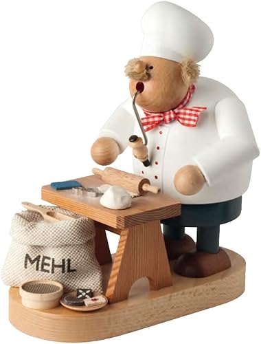 KWO Cookie Baker - Ahumador de incienso navideño de madera alemana fabricado en Alemania