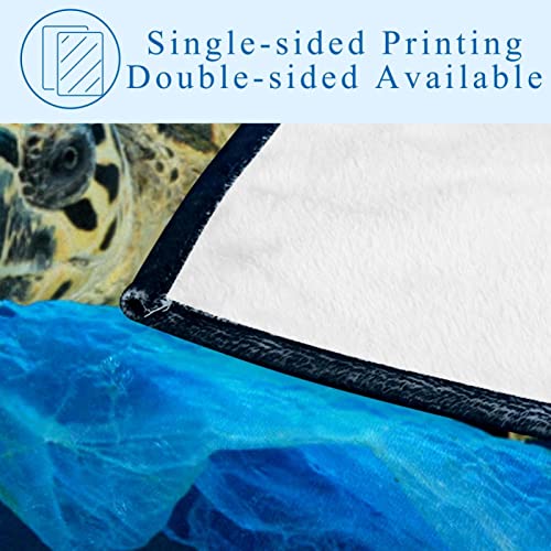 Sac en plastique imprimé Turtles Eat couverture douce et cocon de chaleur pour canapé