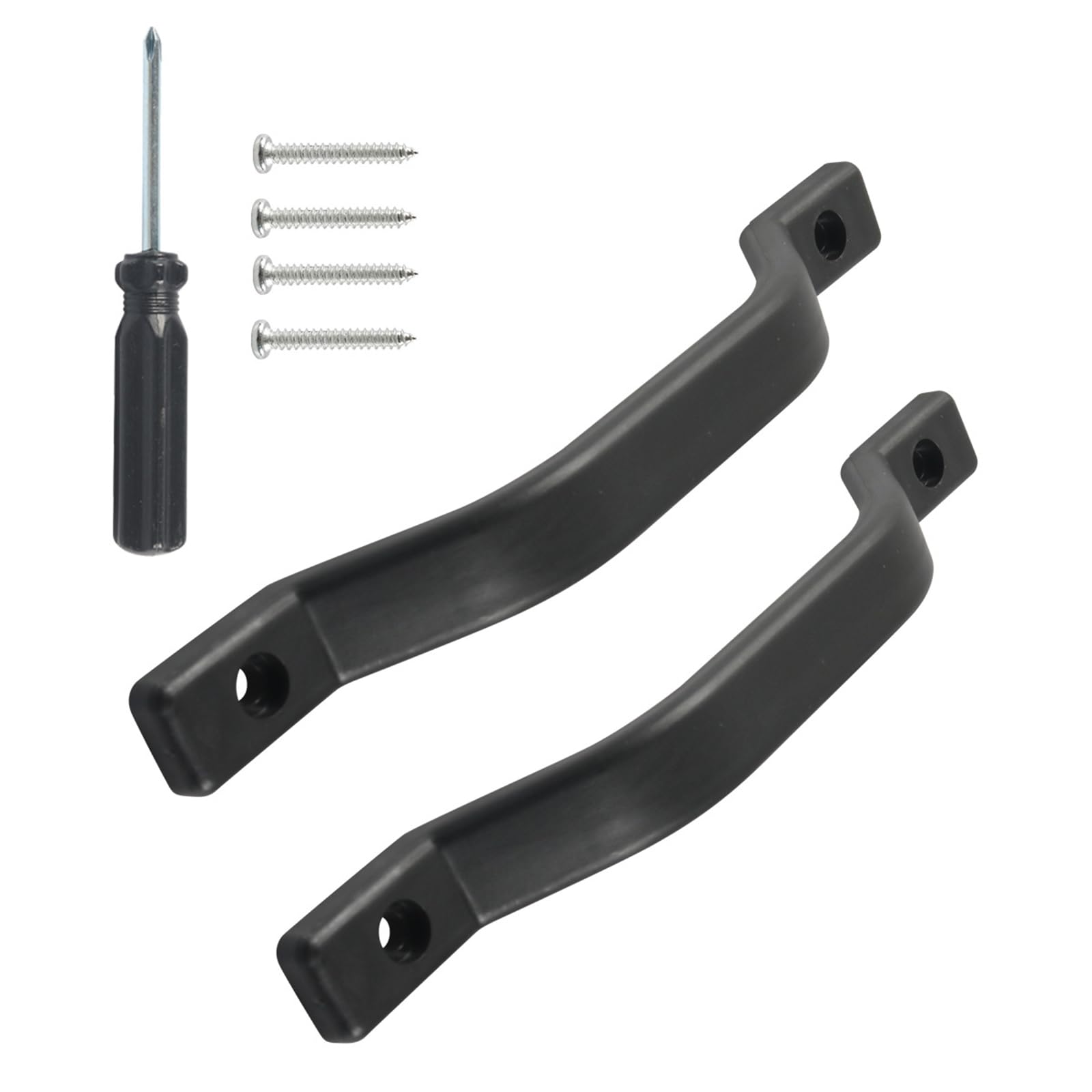 Hdoytxxm Black 2Pcs Grab Assist Handle For Campers Trailer Replacement Anti Slip Grab Door 9.6Inch Exterior