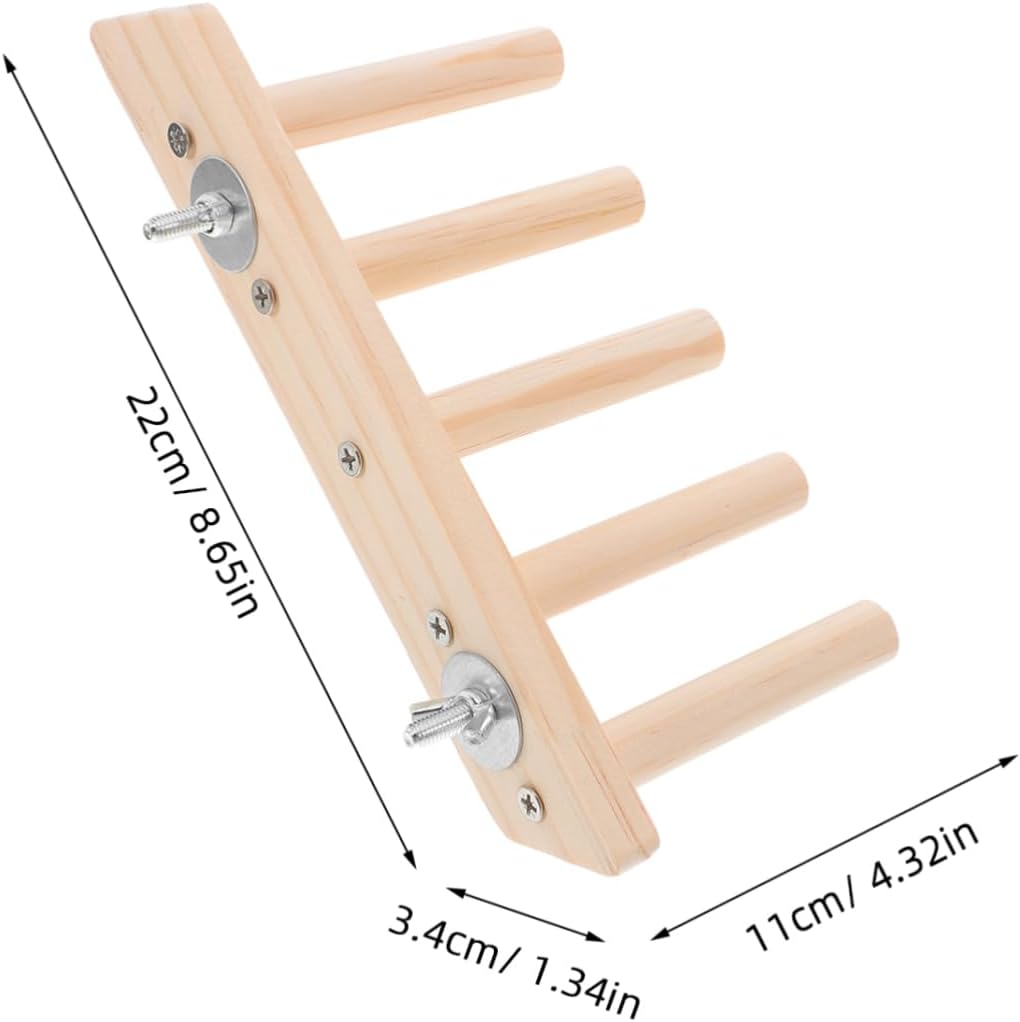 HEMOTON 1piece Wooden Cat Climbing Shelf Steps Wall-Mounted Space-Saving Cat Stairway for Scratching Jumping and Resting Areas Design for Indoor