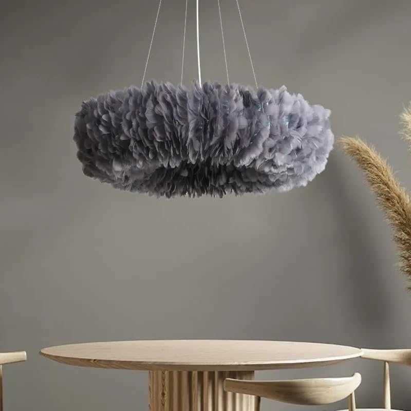 Suspension plumes décoration salon pour une ambiance chaleureuse