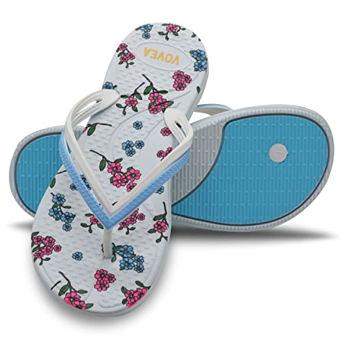 Image of VOVEA Flip Flops For Women Non-Slip Bathroom Shower Shoes Cushion foam Indoor and Outdoor Sandals