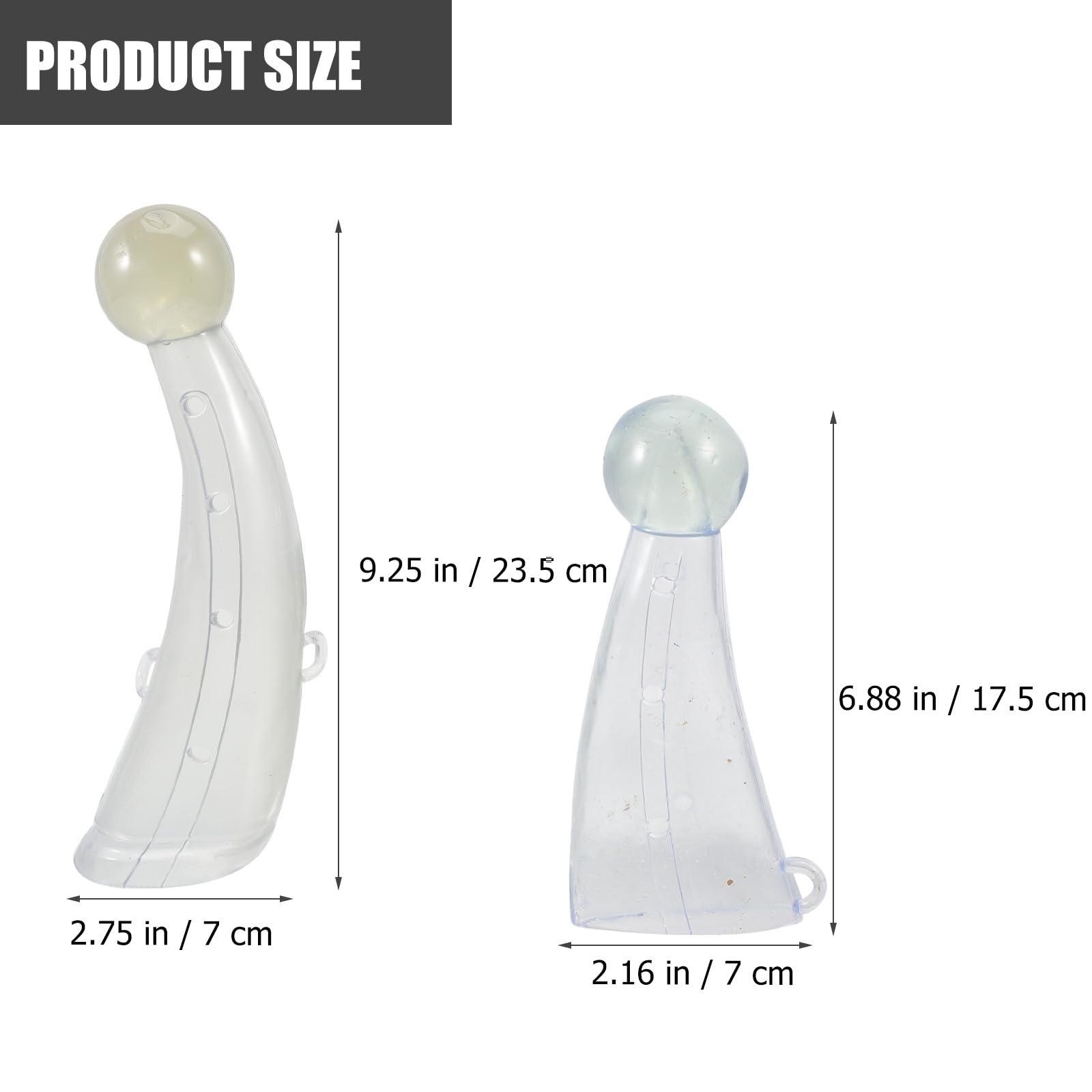 DOITOOL Protezione per Corna di Bue in Silicone 2 Paia (piccolo e Grande) Copertura Anti-combattimento per Bovini Accessorio Agricolo per Fattoria e Allevamento