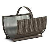 Material des Feuerholzkorbes: Polyrattan
