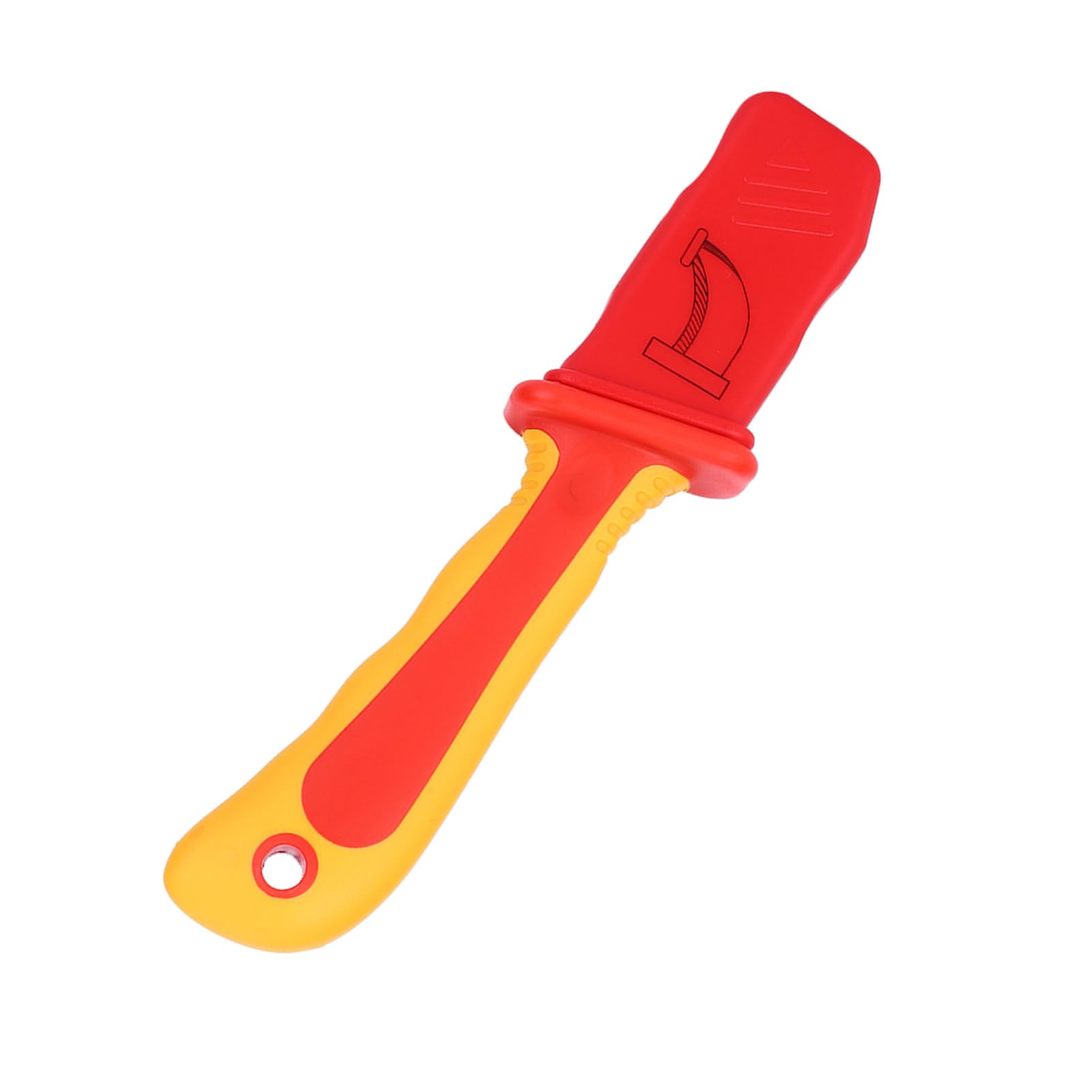 Cuchillo de Electricista Aislado de 1000V, Pelacables Rápido con Hoja de 210mm Certificada IEC60900, Anti-magnético