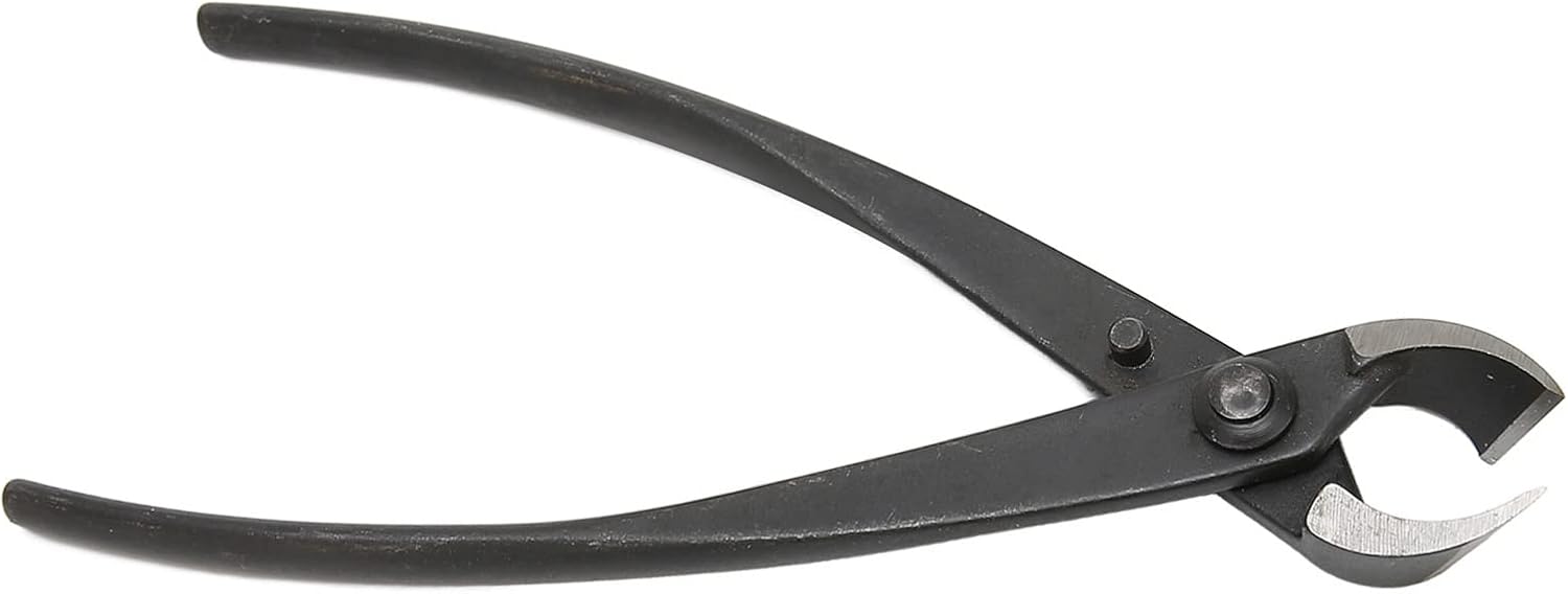 200mm Concave Branch Cutter, Diagonal Pliers for Bonsai, High Strength Manganese Steel Pruning Tool with Ergonomic Grip, Professional Gardening Shears for Branches up to