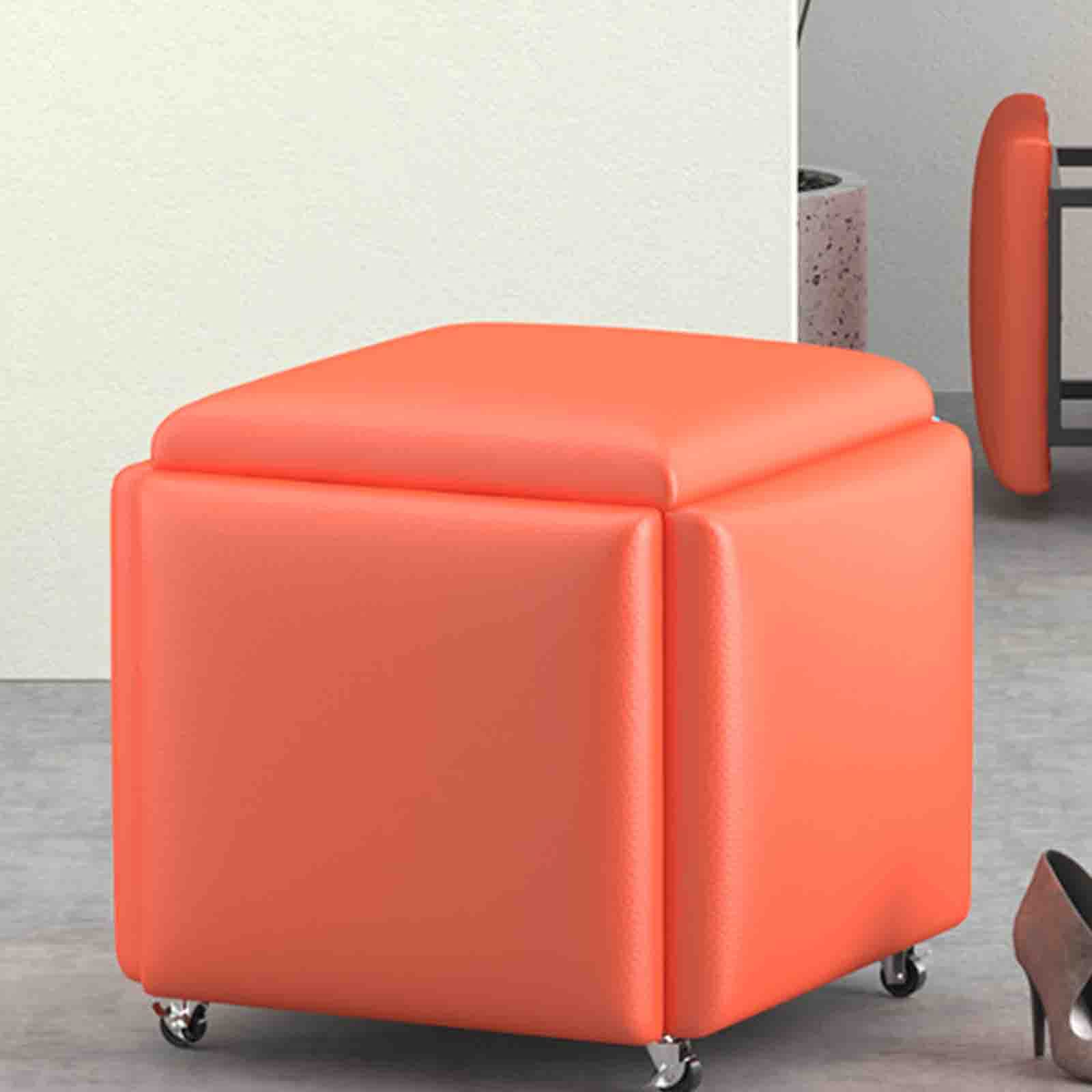 Repose-pieds 5 en 1 pivotant à coussin haute élasticité et cadre métal
