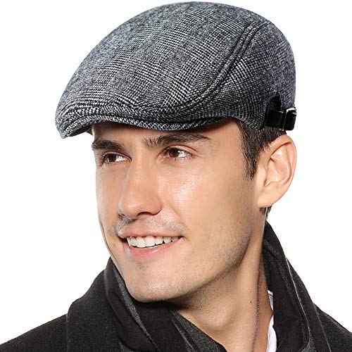 Opiniones de Boinas para Hombre comprados en linea. 49 YOUTHGO Gorros Planas Hombre Gorra Clásica de Tweed Boina Gorra de los años 20, Gorra de Vendedor de Periódicos de Gatsby, Gorra de Gatsby para Hombres
