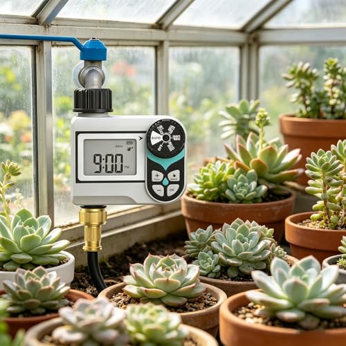 Structure d'arrosage en laiton durable avec horloge programmable haute précision