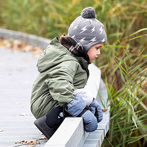 Image of JAN & JUL Boys' Waterproof Insulated Snow Mittens for Toddlers and Kids