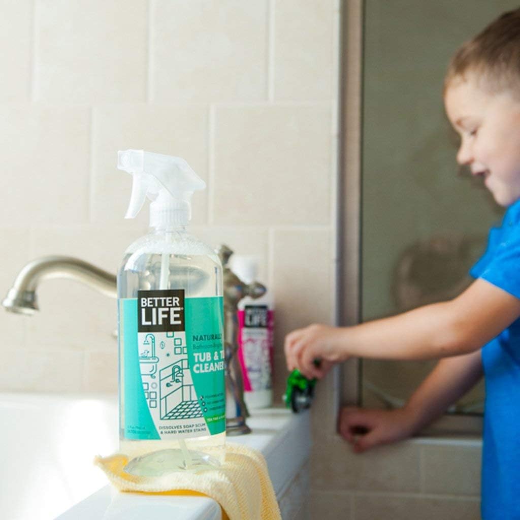 Better Life Natural Tub and Tile Cleaner, Tea Tree and Eucalyptus, 32 Fl Oz (Pack of 2): Health & Personal Care