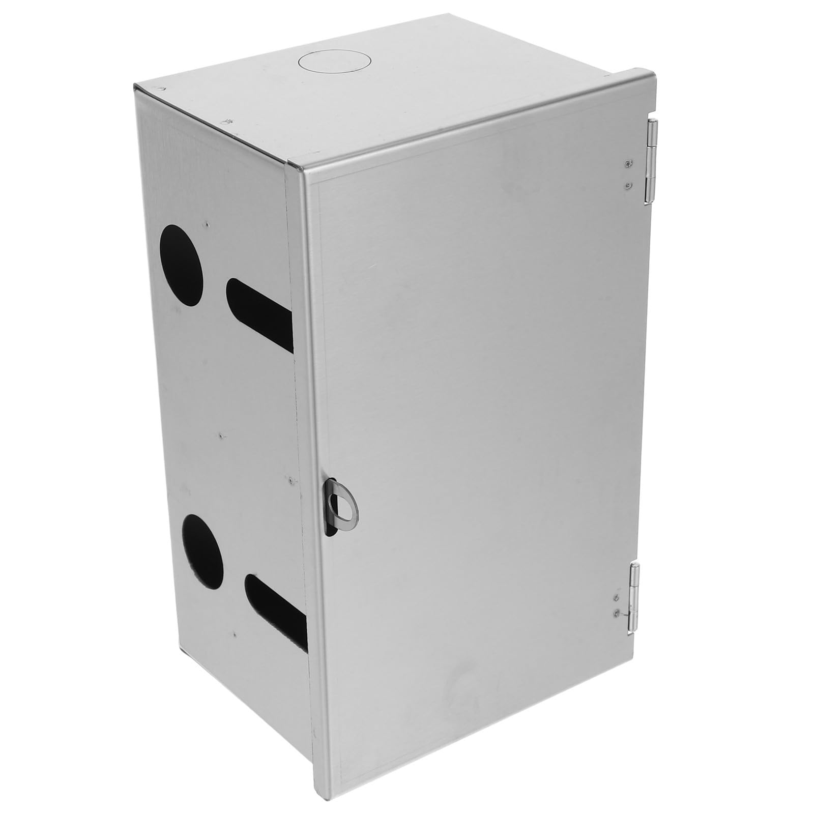 Healeved Caja de Corriente Eléctrica para Exteriores Diseño Único de Sellado y Cerradura, Acero Inoxidable Resistente para Uso en Exteriores y Fábricas