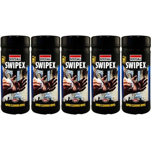 500 Pcs HEAVY DUTY INDUSTRIAL HAND CLEANING DISPOSABLE WIPES With TUB DIY GARAGE WORKSHOP MECHANIC ENGINEER MACHINE VEHICLE REPAIRS UK FREE P&P