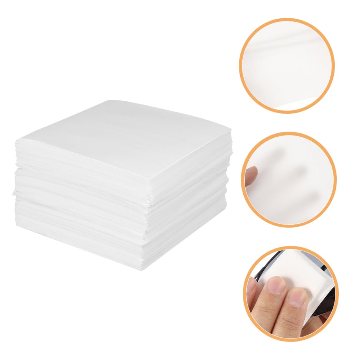 1200 Toallitas sin Pelusa y Ligero Hechas de Telas No Tejidas, Efecto de Limpieza para Limpieza de Pantallas y Lentes de Cámara