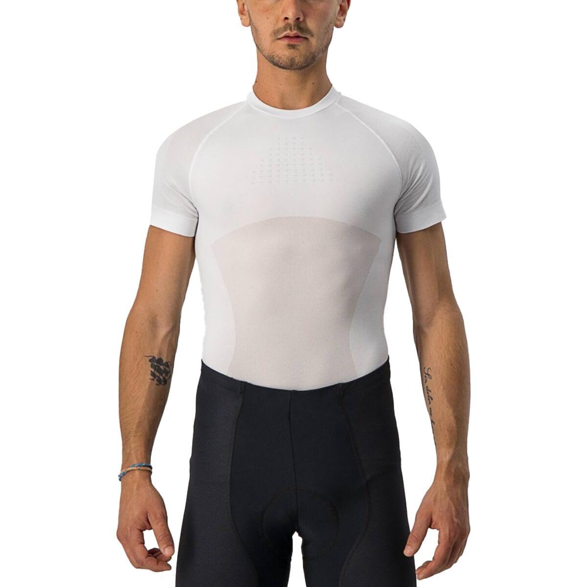 CASTELLI 4520575 CORE SEAMLESS BASE LAYER SS Men's Tights WHITE BLACK S/M