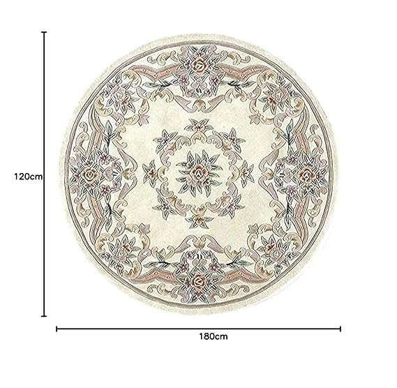 Image of OLEFIN Handmade Thick Woolen Anti Slip Carpet and Rugs for Living Room Bedroom Hall Dinning Room Kids Room