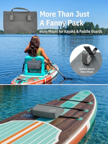Image of niphean IPX7 Waterproof Fanny Pack, Magnetic One-Hand Closure Dry Bag