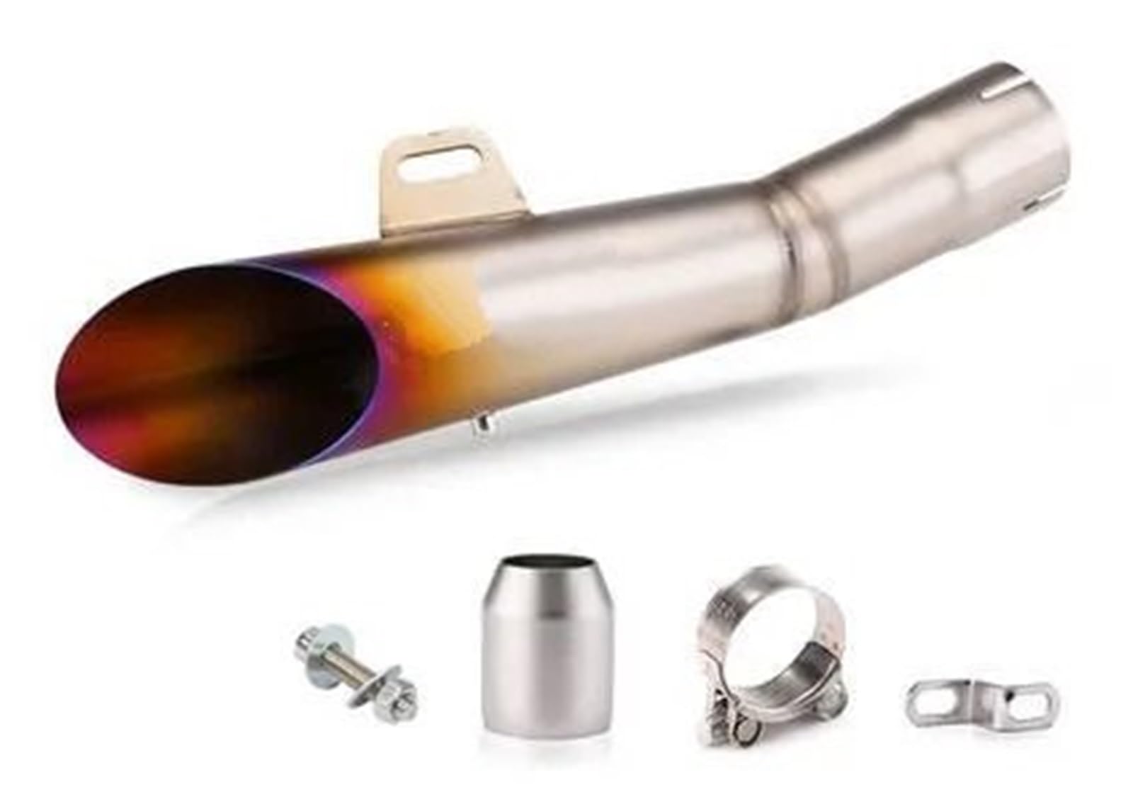 Modifiziertes Zubehör Universal Motorrad Auspuff Motocross Rohr DB Mörder Moto Racing Schalldämpfer Für R6 R3 MT09 Pitbike Endrohre(C)