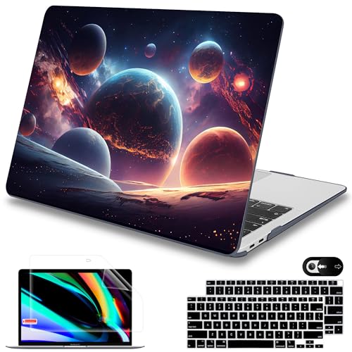 Mektron for MacBook Air 13 inch Case 2021-2018 Release A2337 M1 A...