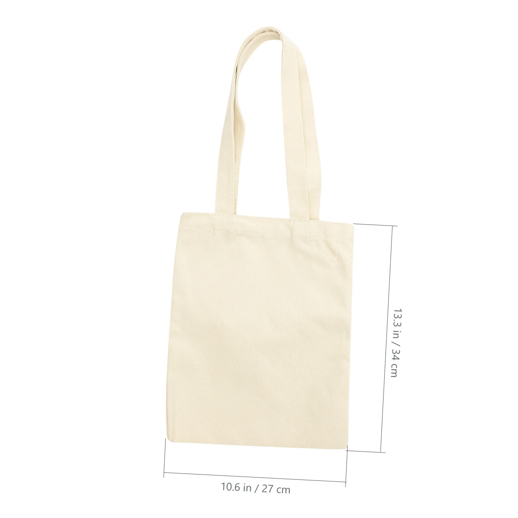 LIFKOME 12 Stück Leere Canvas Taschen Für Kleinkinder Großes Fassungsvermögen Tragetasche Einkaufstasche Aus Canvas Leere Aufbewahrungstasche Bastel Blanko Taschen Einfarbige