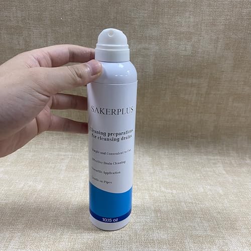 Preparados de limpieza SakerPlus para desatascar desagües, botella de 10,15 onzas, mantenimiento de tuberías de alcantarillado para cocina, bañera y ducha miniatura 5
