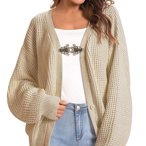 Image of Yuanchu 4 Pairs Vintage Sweater Clips, Retro Shirt Clips Dress Cinch Clips Cardigan Clip Shawl Clips for Women Clothing Waist Clip Clasps