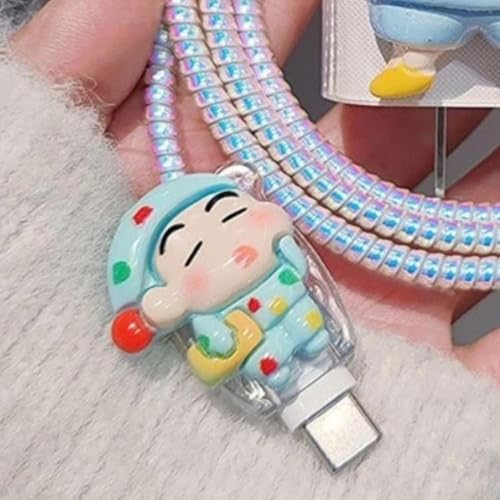 Image of Protective Charger Case for iPhone 18W 20W iPhone 17 16 15 14 13 12 11 Pro Max Charger Protective Cover with Data Cable Protective Sleeve-Sheena
