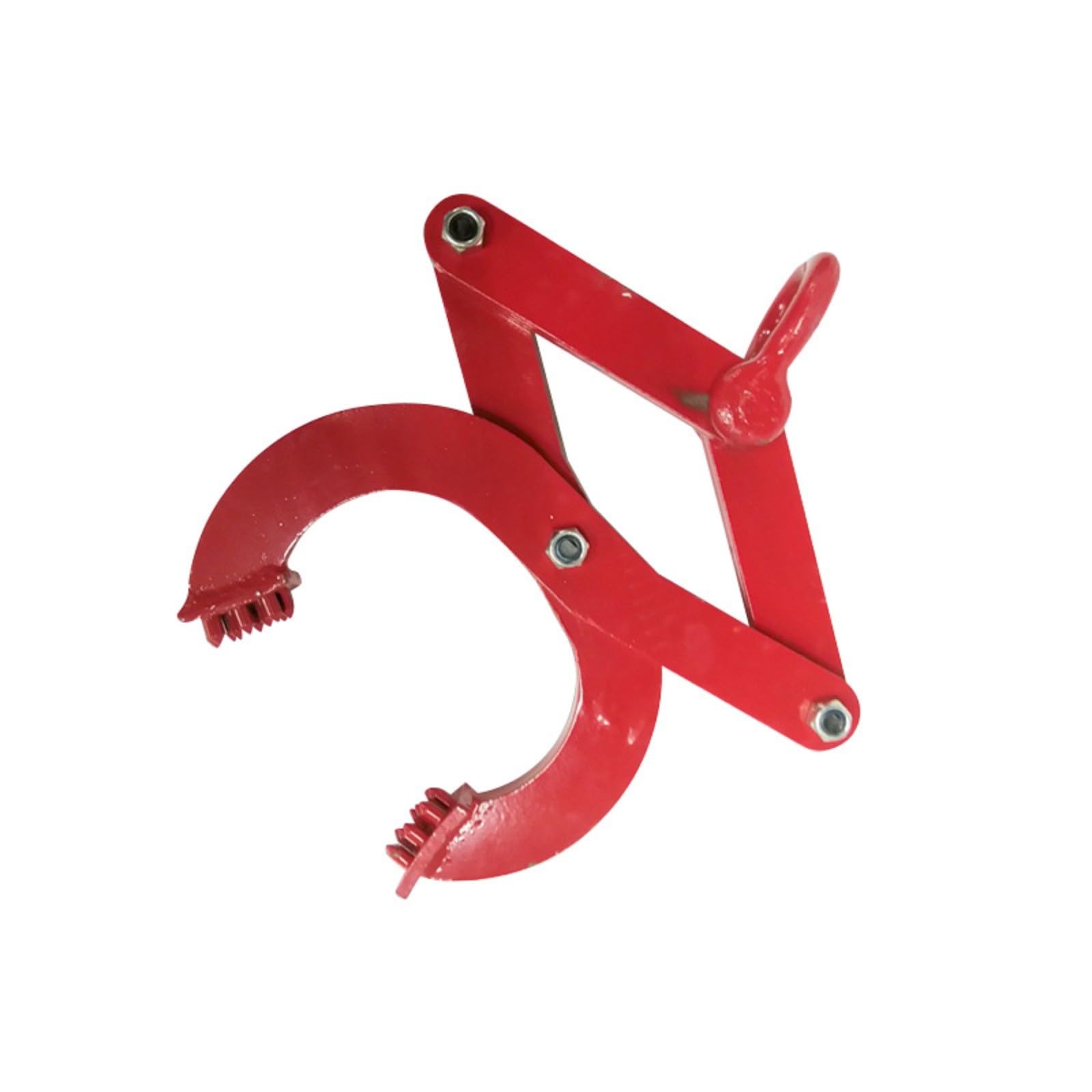 Lifting pliers, marble cement board clamp, 1T/2T red lifting clamp, drilling board clamp wood support clamp, steel tooth clamp head, Suitable for mobile trucks, containers, pallets, a crate ( 2T)