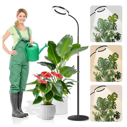 LED Pflanzenlampe 50W E27 78 LEDs Vollspektrum Pflanzenlicht Led Grow Light Lampe für Zimmerpflanzen, Garten Gewächshaus Blüte, Blumen und Gemüse 13 Dhapy Pflanzenlampe LED Vollspektrum, Grow Lampe für Zimmerpflanzen, Grow Light mit Standfuß, 80 LEDs 3 Lichter Modi und 5 Helligkeit, Pflanzenlampe mit Timer 6/12/16H, 58cm~170cm Höhenverstellbar