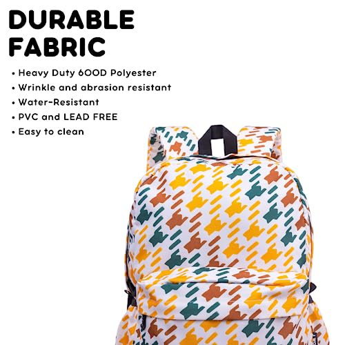 Image of J World Oz Middle School Backpack for Girls & Women. Cute Kids Laptop Bookbag, Vivid Tweed