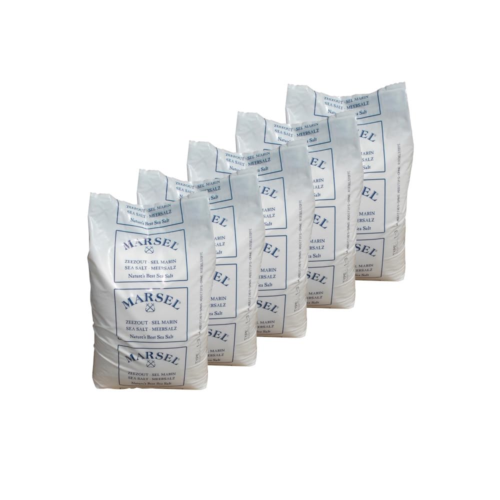 Marsel Speisesalz von LinJa Meersalz Kochsalz Gewürz Salz mittelgrob 1-3 5x25kg