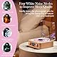 The Waves Vinyl Player, Bluetooth-Plattenspieler Mit Lichteffekt Von Wasserwellen LED Nachttischlampe Schallplattenspieler 2025 Neuer Waves Bluetooth-Lautsprecher