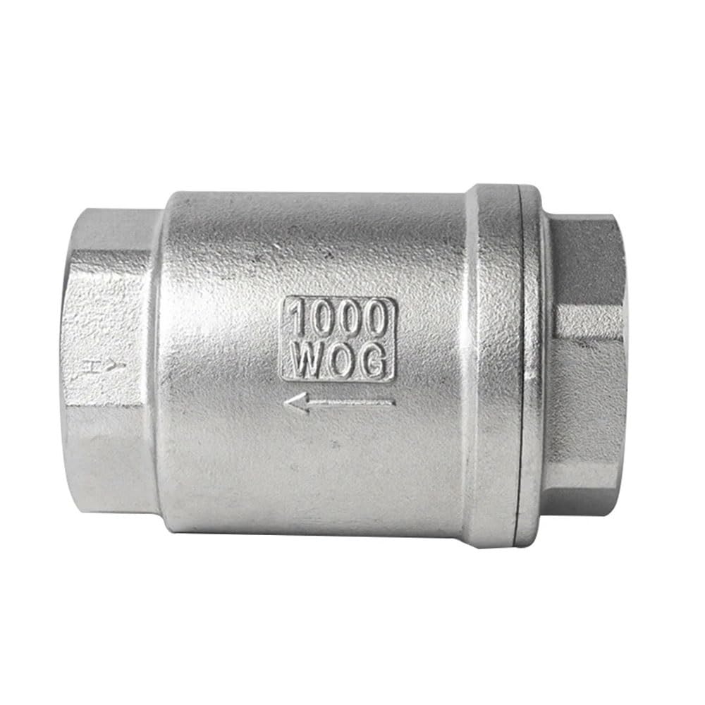 Clapet anti-retour vertical 2-1/2" en acier inoxydable 304 H12 pour pompe