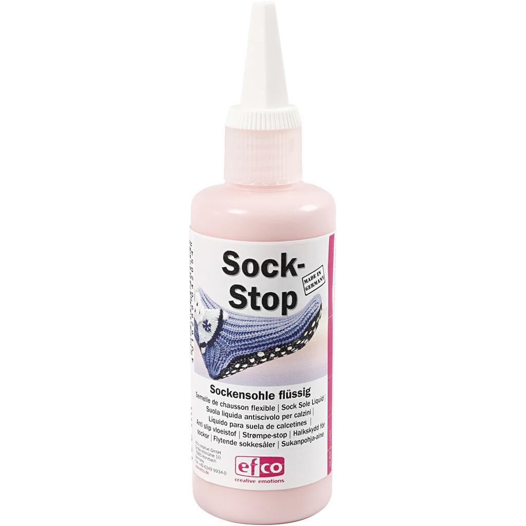 Sock-Stop Slip Prevention, Light Red, 100 ml, 4 x 4 x 14,5 cm