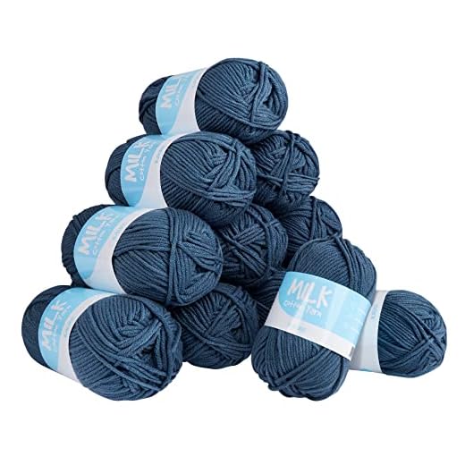 ilauke Lot de 12 Pelotes de Laine Très Doux,5-Ply 100m Fils à Tricoter Anti-boulochage pour les Vêtements de Bébé,Parfait Couleur Unie Laine pour les Débutants ou Amateurs