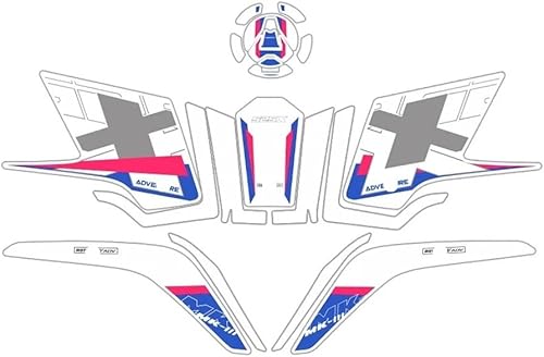 Sticker Motorcycle Non-Slip Side Fuel Tank Stickers Pad Rubber Sticker for Colove KY 500X 525X ZF500GY KY500X Moto Accesorios