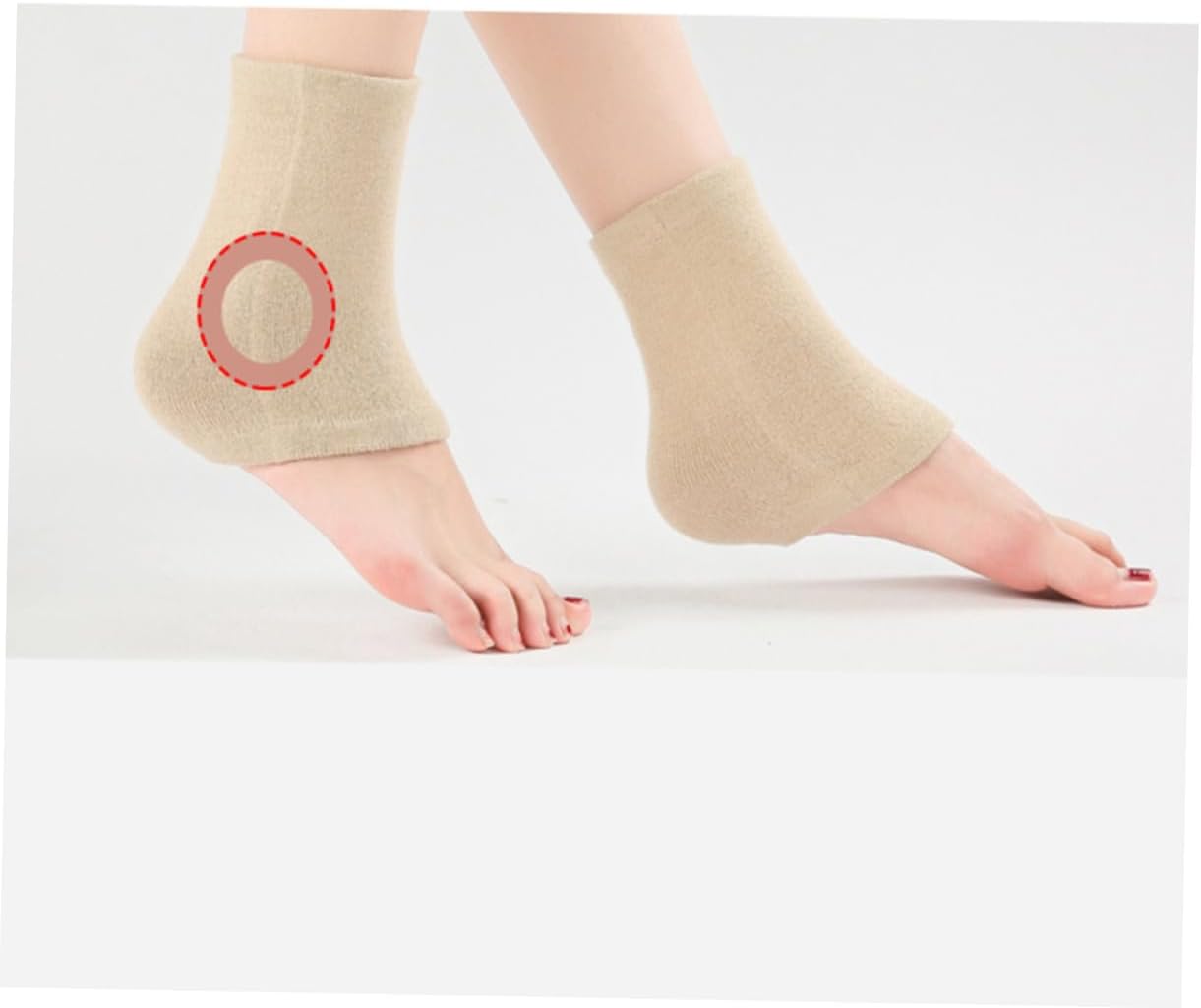 Practical Foot Covers Grey Socks Soccer Ankle Guards Running Ankle Support Exercise Ankle Brace Ankle