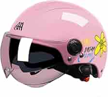 原付 ヘルメット 半帽 スクーター バッテリカー 通気穴 クリアシールド| 原付 ヘルメット 半帽 スクーター バッテリカー 通気穴 クリア