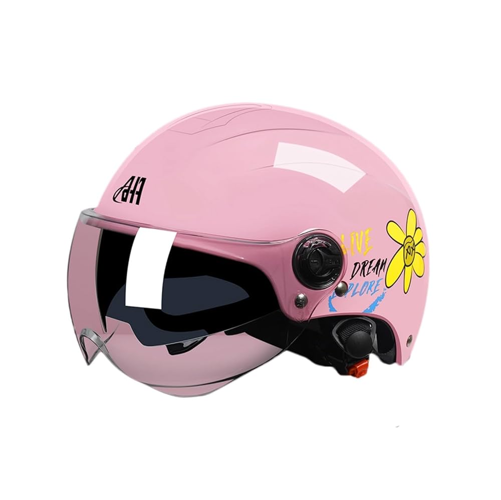 原付 ヘルメット 半帽 スクーター バッテリカー 通気穴 クリアシールド| Amazon.co.jp: [Noopior]バイクヘルメット バッテリカー