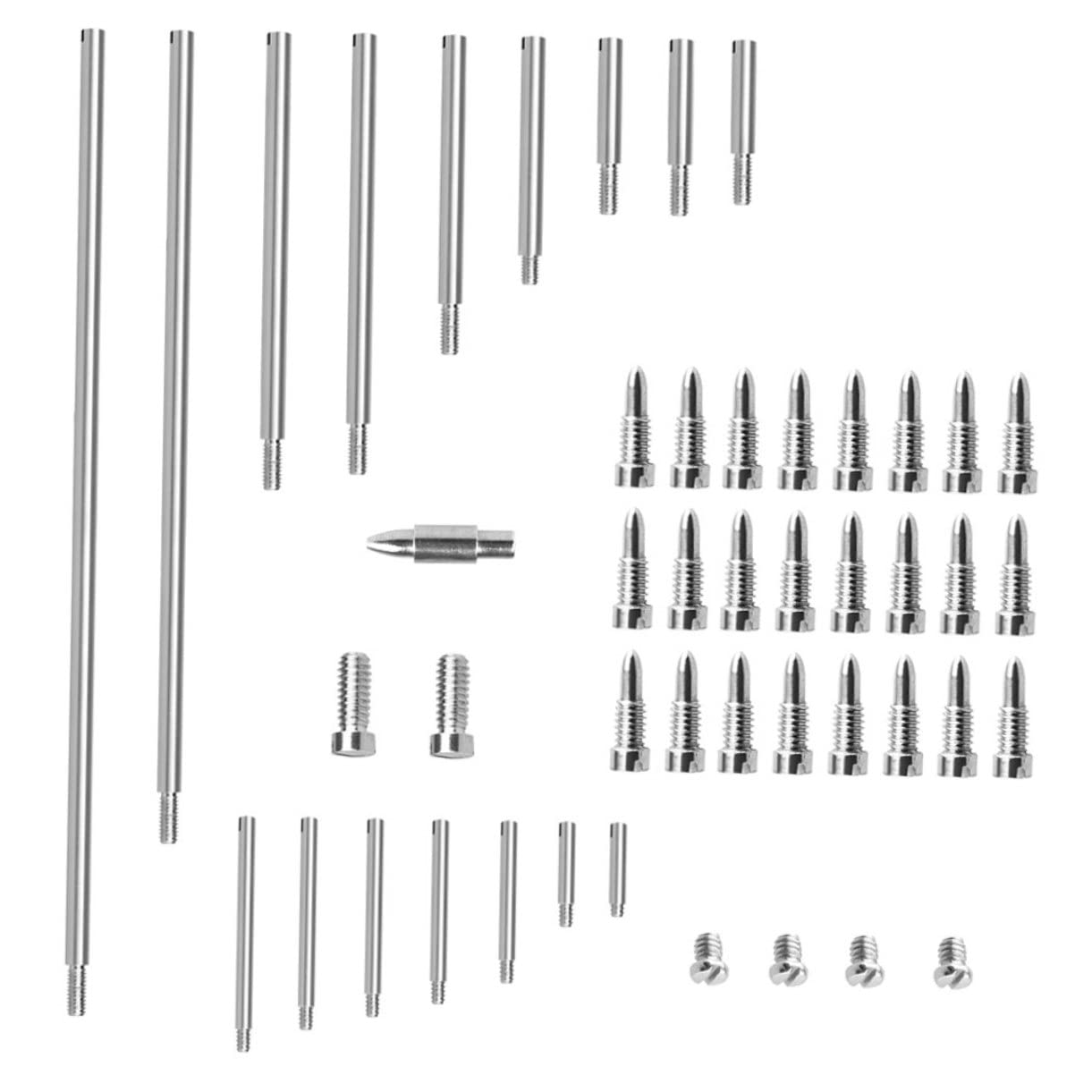 TOYANDONA 4sets Accessori Per Riparazione Sax Kit Completo Di Viti e Aste Filettate Per Strumenti Fiato