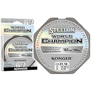 Angelschnur KONGER World Champion Fluorocarbon Coated 0,10-0,30mm/150m Monofile Schnur super stark ! (0,18mm / 5,05kg)