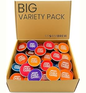 NESCAFÉ DOLCE GUSTO x20 Coffee Pods Variety Pack (Total of 20 Different Flavours Pods) - ONLY COFFEE PODS