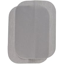 WRIGHTS BDX230-008.45 Bondex Iron-On Patches 5"X7" 2/Pkg-Light Grey