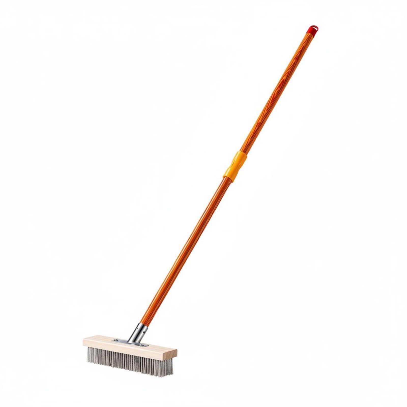 Dense Bristles Stainless Steel Floor Brush Rectangular Floor Scrub Brush Hard Cleaning Tool Heavy Duty for Outdoor, Pool Surfaces, 20CM, Ss W Pole|Home & Garden | Tools | Hand Tools-image-25