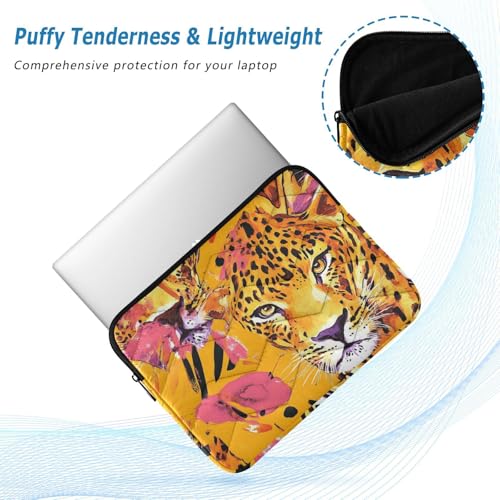 Funda liviana para laptop 13-14 pulgadas naranja tigres miniatura 4