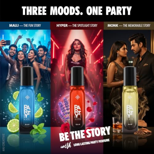 Image of Riya Hyper Perfume Men and Women| Eau De Parfum for Unisex - 20 ml | Long-Lasting Citrus Fougere Fragrance