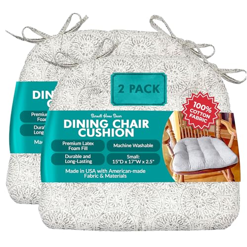 Cushions With Ties &ndash; Size Small 15 X 17 - Latex Foam Fill,