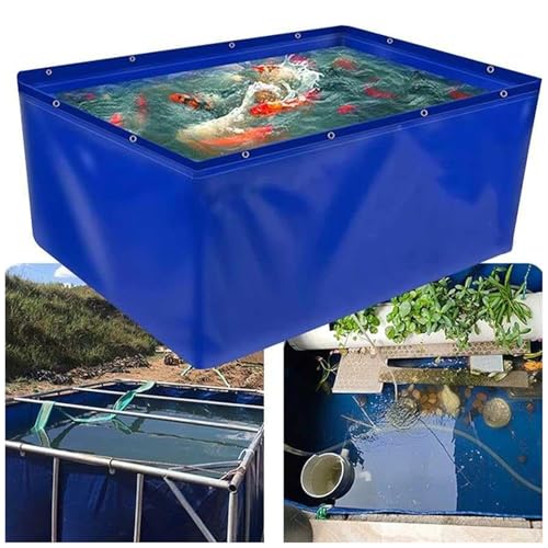 Aquarium de jardin temporaire en PVC pour accueillir vos poissons koï