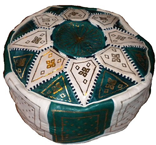 TERRAPIN: Puf de Piel marroquí con Estrellas